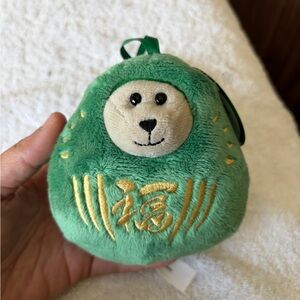 Starbucks Shibuya Store Exclusive Bearista Daruma Plushy Tokyo Japan BNWT